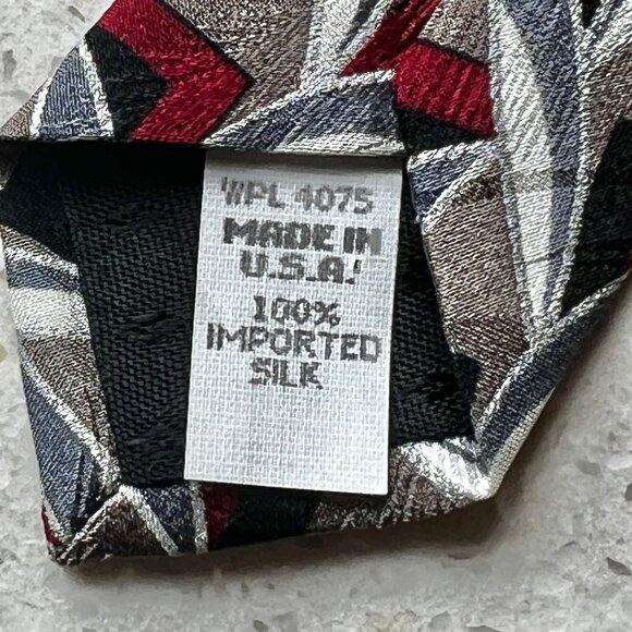 Oscar De La Renta Couture Collection Silk Necktie 4" Wide 58.5" Long Made In USA - Picture 4 of 8